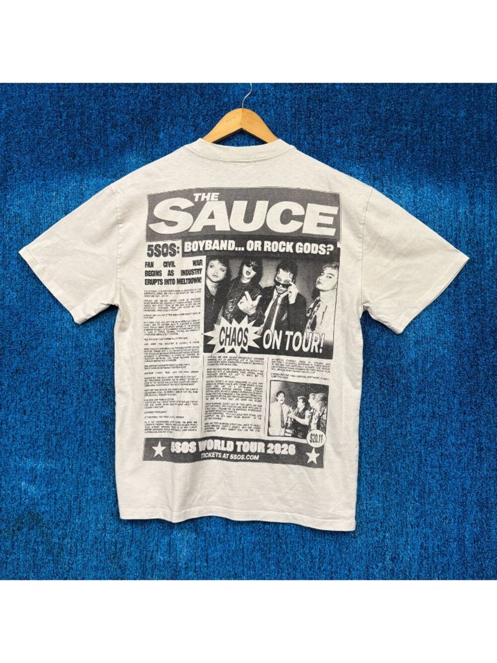 5 Seconds of Summer Everyones A Star World Tour Band Tee M